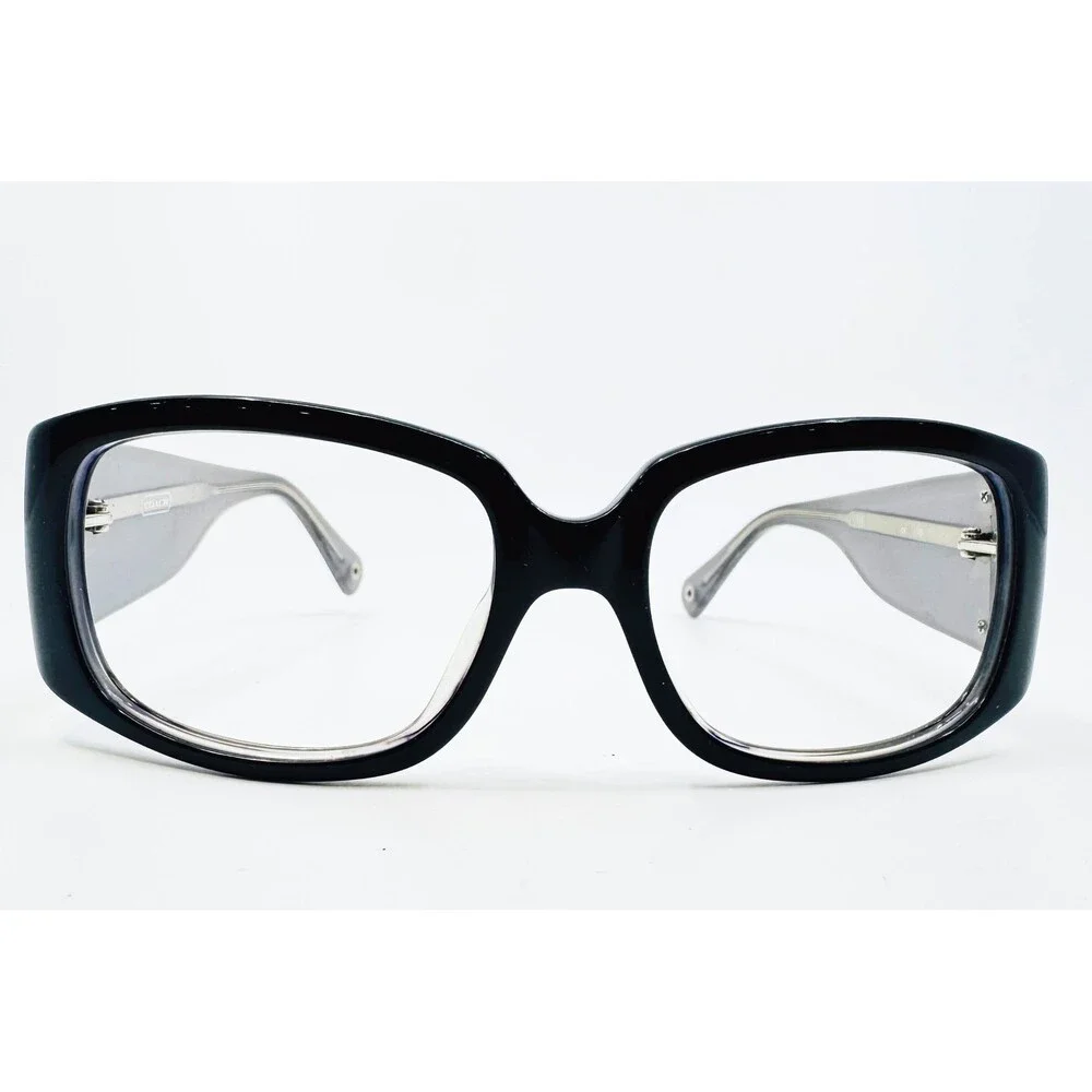 Coach Eyeglasses Womens Black Floral Butterfly Frame 125 44893
